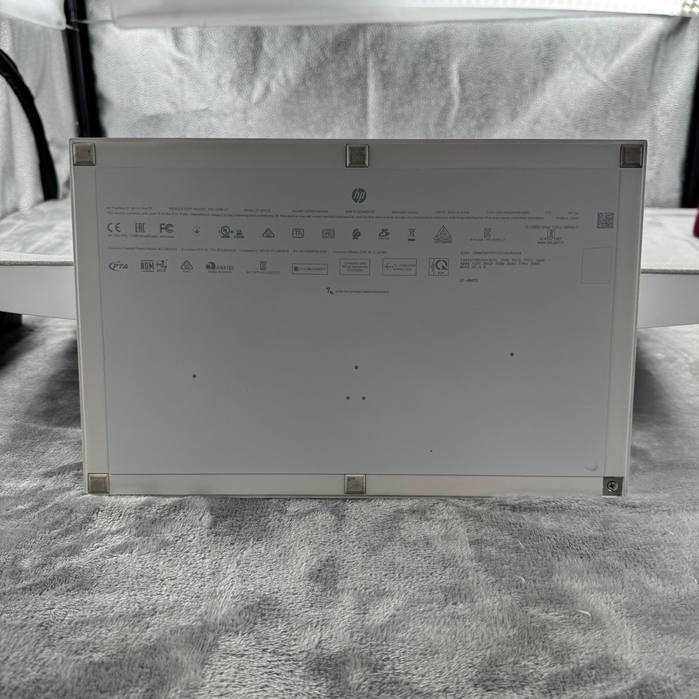 HP 27-d0072 All-in-One Intel Core i7 Works w/ External Monitor Bad LCD Screen - Picture 6 of 8
